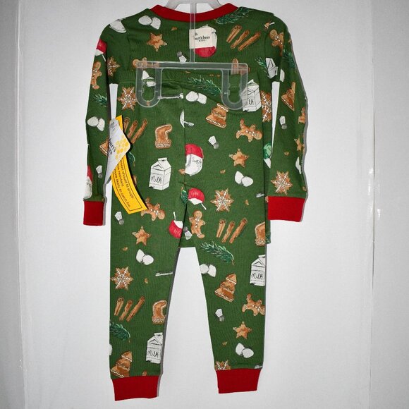 Burt's Bees Long-Sleeve Holiday Cookies Pajama Set Size: 2T #TD31056-DJD NWTr - Picture 3 of 3